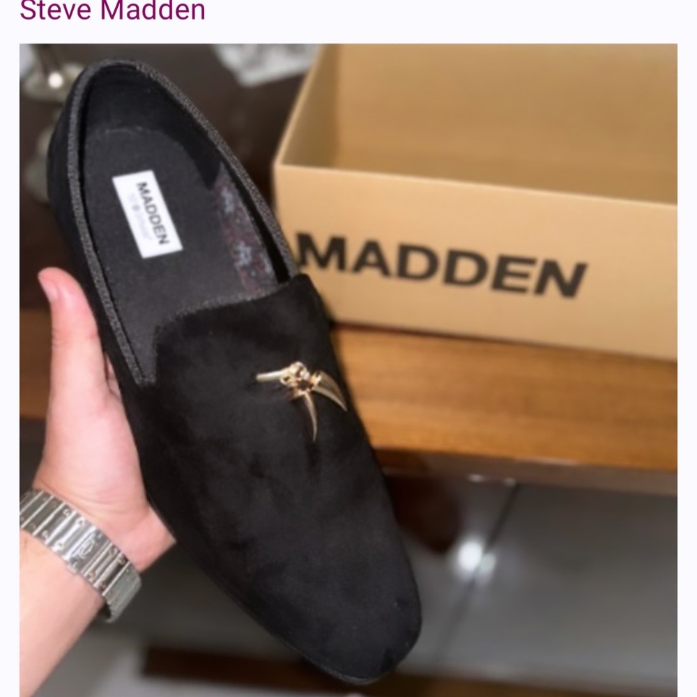 Steve Madden Loafers Rare Sharktooth Rose Gold Mens Size 11